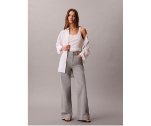 Calvin Klein dámske rifle s vysokým pásom sivé