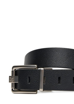 Calvin Klein obojstranný opasok v modrej farbe