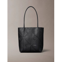Calvin Klein Embossed Allover Monogram Logo malá kabelka čierna