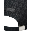 Calvin Klein šiltovka s celoplošným logom čierna Calvin Klein šiltovka s celoplošným logom čierna