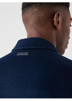 Calvin Klein pánska vlnená bunda modrá