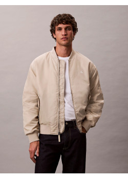 Calvin Klein Jeans pánska bunda Bomber hnedá
