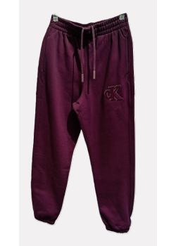 Calvin Klein pánske tepláky s logom fialová