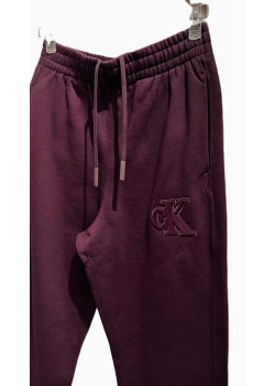 Calvin Klein pánske tepláky s logom fialová