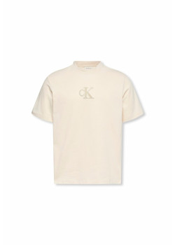 Calvin Klein Jeans pánske tričko s logom biela
