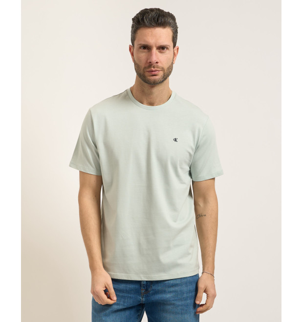 Calvin Klein tričko s monogramom zelené