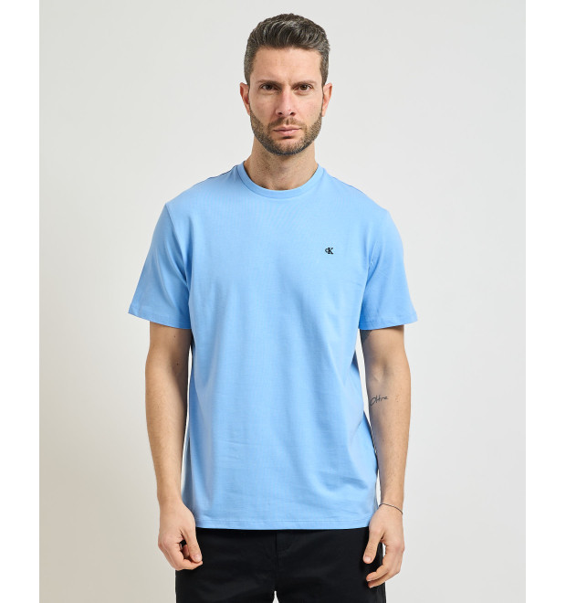 Calvin Klein tričko s monogramom modré