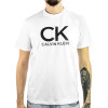Calvin Klein Jeans pánske bavlnené tričko s veľkým logom biele Calvin Klein Jeans pánske bavlnené tričko s veľkým logom biele