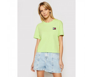 Tommy Hilfiger dámske tričko s logom svetlé zelené