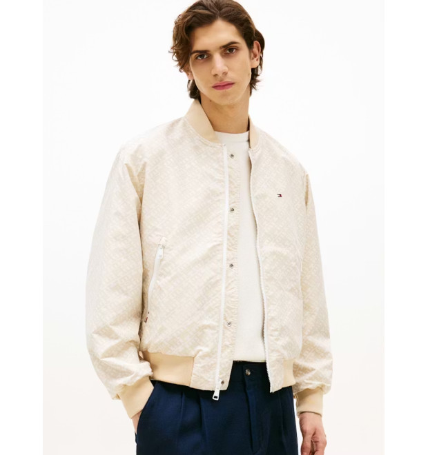 Tommy Hilfiger pánska prechodná objstranná bunda béžová