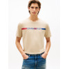 Tommy Hilfiger pánske tričko Brand Love béžová