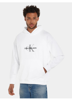 Calvin Klein pánska mikina s kapucňou biela