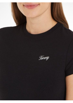 Mini tričkové šaty Tommy Hilfiger