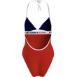Tommy Hilfiger celé plavky červeno-modré Tommy Hilfiger celé plavky červeno-modré