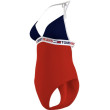 Tommy Hilfiger celé plavky červeno-modré Tommy Hilfiger celé plavky červeno-modré