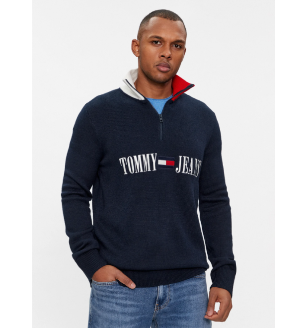 Modrý pánsky pulóver Tommy Hilfiger