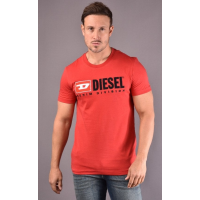 Pánske červené tričko Diesel