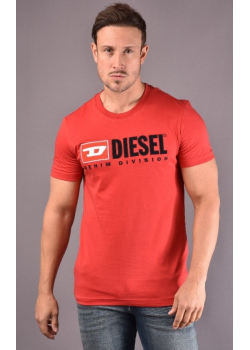 Pánske červené tričko Diesel