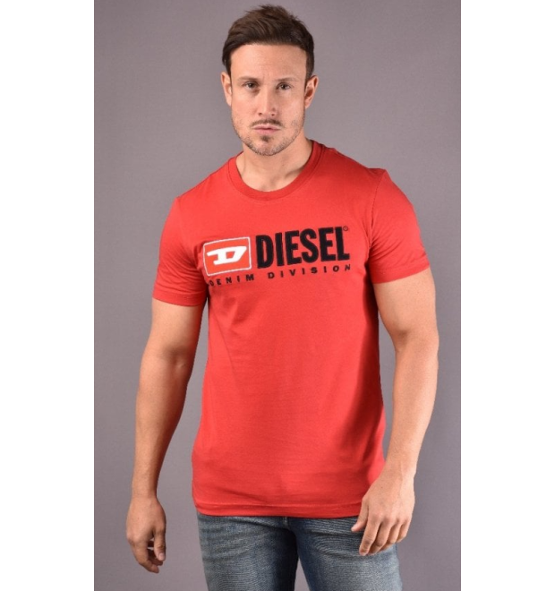 Pánske červené tričko Diesel
