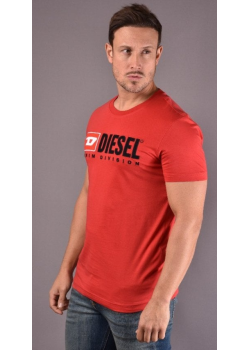 Pánske červené tričko Diesel