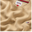 Tommy Jeans pánsky úpletový pulóver béžový Tommy Jeans pánsky úpletový pulóver béžový