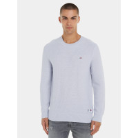 PÁNSKY SIVÝ ÚPLETOVÝ PULÓVER TOMMY JEANS PÁNSKY SIVÝ ÚPLETOVÝ PULÓVER TOMMY JEANS