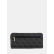 Guess peňaženka Laurel 4G Logo maxi tmavosivá Guess peňaženka Laurel 4G Logo maxi tmavosivá