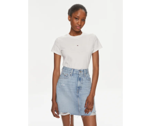 Dámske krémové tričko Tommy Jeans bavlnené