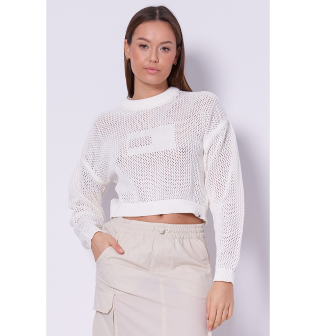 Tommy Jeans dámsky biely pulóver Tommy Jeans dámsky biely pulóver