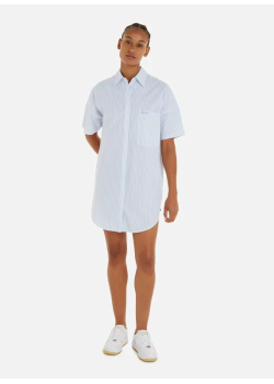 Prúžkované košeľové šaty Tommy Hilfiger