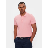 Pánska ružová polokošeľa Tommy Hilfiger Pánska ružová polokošeľa Tommy Hilfiger