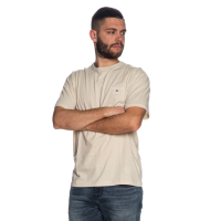 Béžové bavlnené tričko Tommy Jeans Béžové bavlnené tričko Tommy Jeans