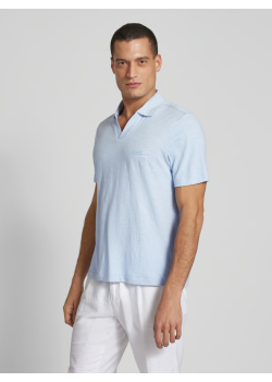 Pánska elegantná polokošeľa Calvin Klein bledo modrá