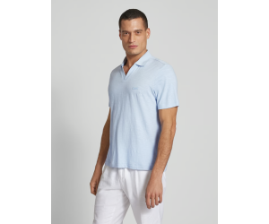 Pánska elegantná polokošeľa Calvin Klein bledo modrá