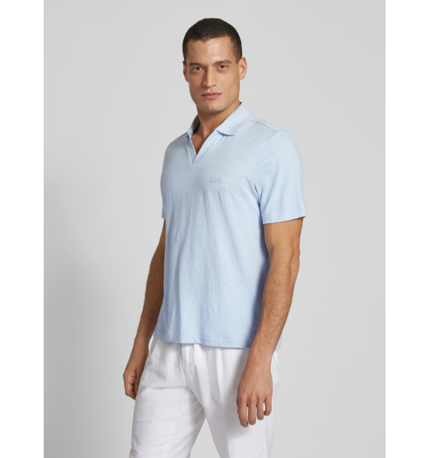 Pánska elegantná polokošeľa Calvin Klein bledo modrá Pánska elegantná polokošeľa Calvin Klein bledo modrá