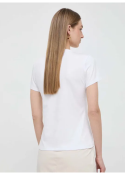 Dámske biele tričko s kvetovanou potlačou LIU-JO
