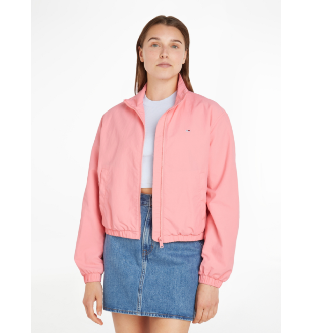 Dámska ružová prechodná bunda Tommy Hilfiger Dámska ružová prechodná bunda Tommy Hilfiger