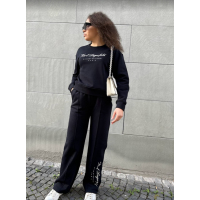 Mikina Karl Lagerfeld v čiernej farbe Mikina Karl Lagerfeld v čiernej farbe