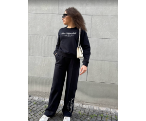 Mikina Karl Lagerfeld v čiernej farbe