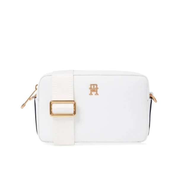 Biela crossbody kabelka Tommy Hilfiger Biela crossbody kabelka Tommy Hilfiger
