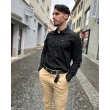 Pánska čierna košeľa s dlhým rukávom Calvin Klein