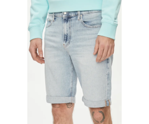Bledomodré rifľové kraťasy Calvin Klein Jeans