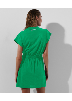 Krátke zelené plážové šaty Karl Lagerfeld 