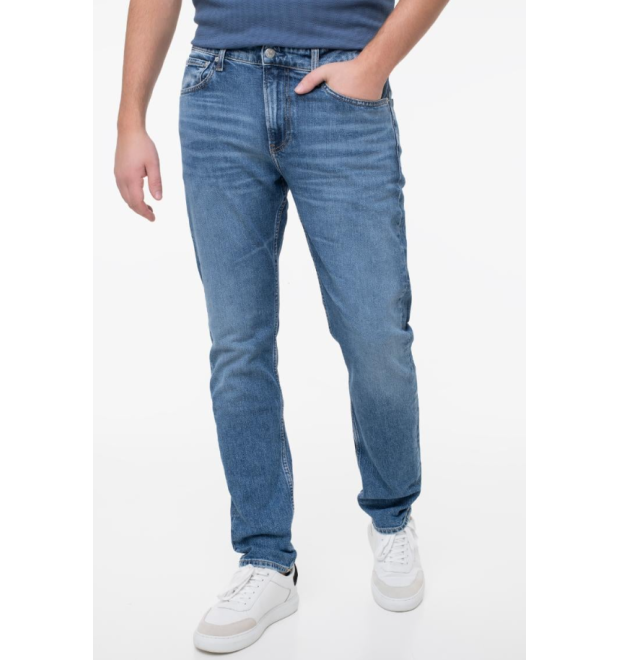Pánske rifle Calvin Klein v modrej farbe Pánske rifle Calvin Klein v modrej farbe