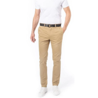 Pánske pieskové elegantné nohavice Calvin Klein Pánske pieskové elegantné nohavice Calvin Klein