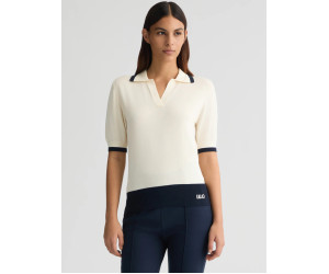 Liu Jo Sport polo tričko Bicolor biele s modrou