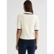 Liu Jo Sport polo tričko Bicolor biele s modrou