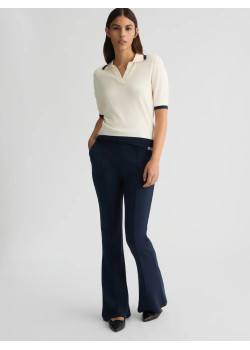 Liu Jo Sport polo tričko Bicolor biele s modrou