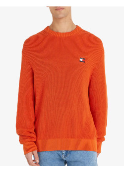 PÁNSKY ORANŽOVÝ PULÓVER TOMMY JEANS