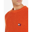 PÁNSKY ORANŽOVÝ PULÓVER TOMMY JEANS PÁNSKY ORANŽOVÝ PULÓVER TOMMY JEANS